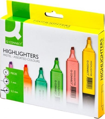 Attēls no Q-Connect ZAKRELACZ PASTEL Q-CONNECT 6 KOLORÓW