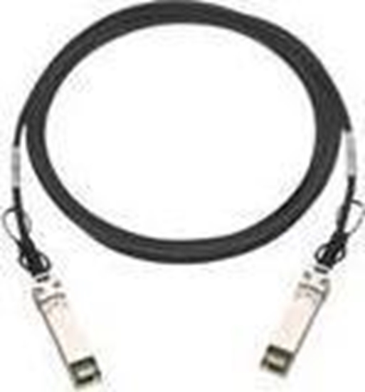 Picture of QNAP CAB-DAC50M-SFPP fibre optic cable 5 m SFP+ DAC Black