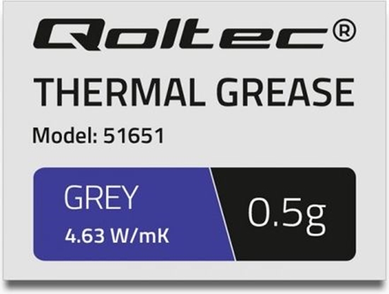 Picture of Pasta termoprzewodzca Qoltec Grey 0.5g (51651)