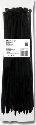 Picture of Organizer Qoltec Opaska zaciskowa Czarny 50 sztuk  (52220)