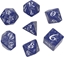 Picture of Q-Workshop Komplet Koci Classic RPG Dice Set - Kobaltowo-biay