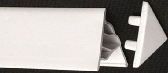 Picture of Ravak Kocówka do listwy maskujcej biaa (XB430001001)