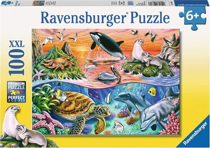Изображение Ravensburger Puzzle 100 elementów XXL - Ocean