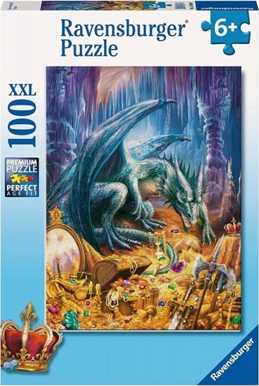 Picture of Ravensburger Puzzle 100 Smok w jaskini XXL
