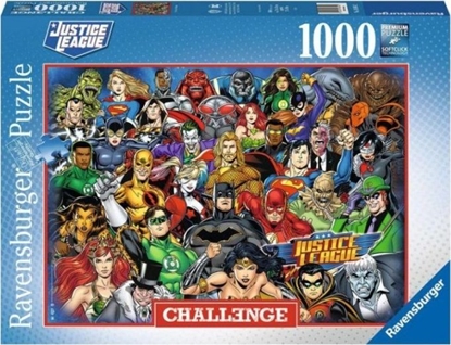 Attēls no Ravensburger Puzzle 1000 Challenge. DC Comics