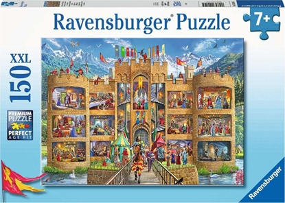 Attēls no Ravensburger Puzzle 150 Widok na zamek rycerski XXL
