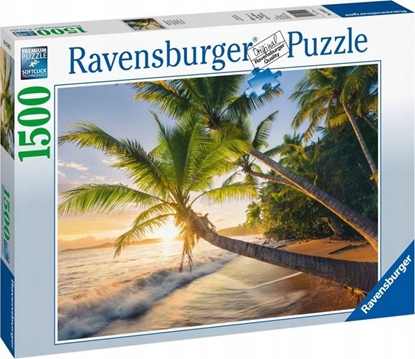 Attēls no Ravensburger Puzzle 1500 elementów Tajemnicza plaża