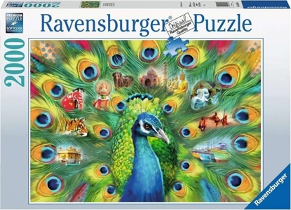 Picture of Ravensburger Puzzle 2000 elementów Pawia kraina