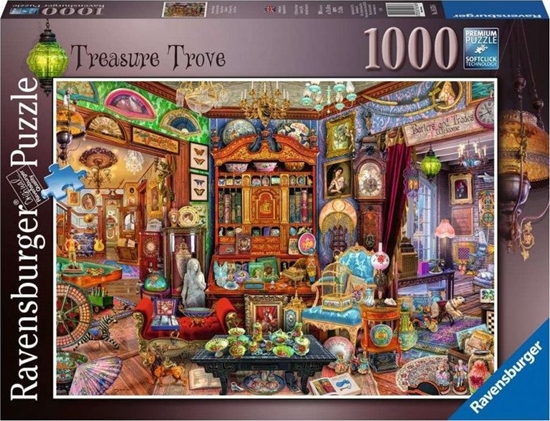 Изображение Ravensburger Puzzle 2D 1000 elementów Gabinet skarbów