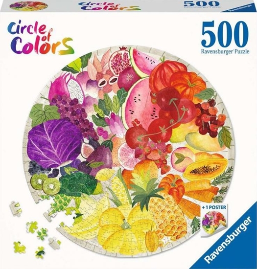 Изображение Ravensburger Puzzle 500 Owoce i warzywa