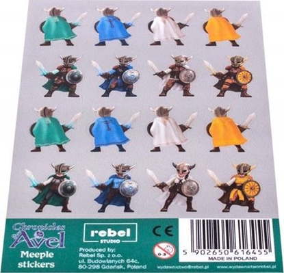 Picture of Rebel Dodatek do gry Kroniki zamku Avel: Naklejki na meple