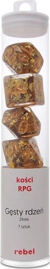 Изображение Rebel Komplet koci REBEL RPG - Gsty rdze - Zote