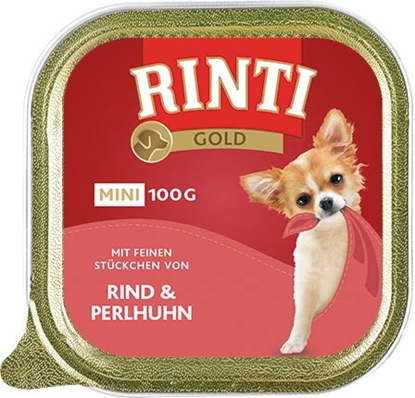 Picture of Rinti Rinti Gold Mini Wołowina i perliczka - 100g
