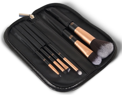 Picture of Rio Essential Cosmetic Brush Collection Zestaw pdzli do makijau