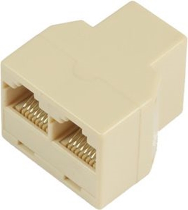 Picture of MicroConnect Y-ADAPTER RJ45-2xRJ45 F/F 8P (MPK302)