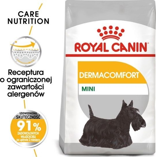 Picture of Royal Canin Royal Canin Mini Dermacomfort karma sucha dla psów dorosych, ras maych o wraliwej skórze skonnej do podranie 1kg