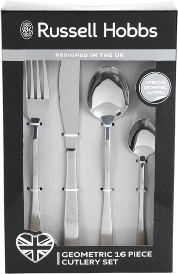 Picture of Russell Hobbs RH01519EU7 Geometric cutlery set 16pcs