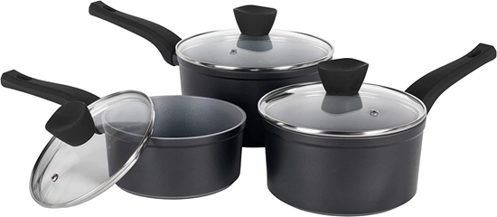 Picture of Russell Hobbs RH01706EU Pearlised saucepan set 3pcs