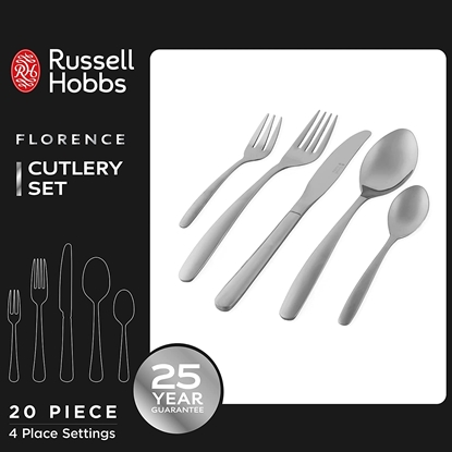 Attēls no Russell Hobbs RH022641EU7 Florence cutlery set 20pcs
