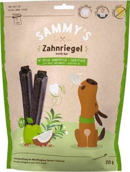 Изображение Sammy`s Sammy`S Tooth Bar 0,25g Dental Snack Jabko, Granat