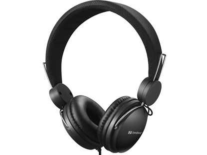 Изображение Sandberg 126-34 headphones/headset Wired Head-band Calls/Music Black