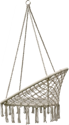 Attēls no Saska Garden Hamak aurowy fotel wiszcy 80 x 60 cm Ecru uniwersalny