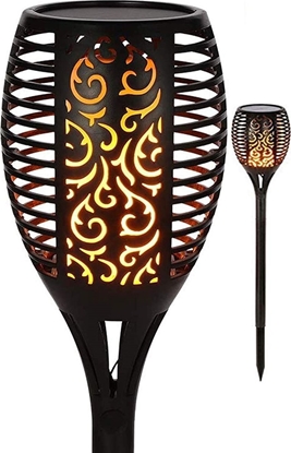 Изображение Saska Garden Pochodnia solarna EFEKT POMIENIA 12x12x78cm 36 led BIG SASKA GARDEN