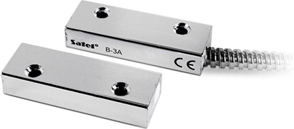 Picture of Satel Czujka magnetyczna kontaktron w metalowej obudowie przewody w osonie (B-3A)