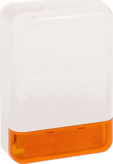 Изображение Satel Sygnalizator zewntrzny akustyczno-optyczny pomaraczowy przetwornik PIEZO SPL-2010 O