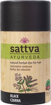 Picture of Sattva Naturalna ziołowa farba do włosów Black 150g