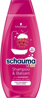 Picture of Schauma SCHAUMA_Kids Shampoo&Balsam szampon odżywczy do włosów suchych dla dzieci Malina 400ml
