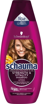 Изображение Schauma Strength & Vitality Shampoo 400ml