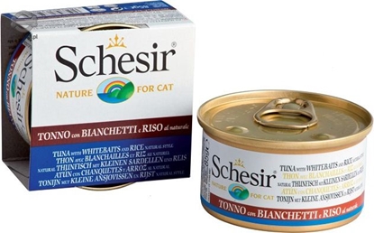 Изображение Schesir SCHESIR KOT 85g pusz. TUNA SMAONE RYBY