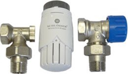 Attēls no Schlosser Zestaw armatury grzejnikowej wersja ktowa (602200001)