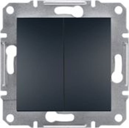 Picture of Schneider Electric Przycisk podwójny Asfora bez ramki antracyt (EPH1100171)