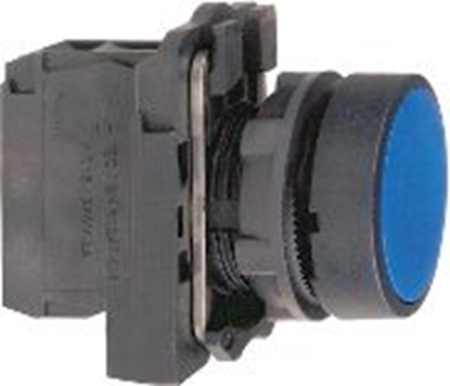 Picture of Schneider Electric Przycisk sterowniczy 22mm niebieski z samopowrotem 1Z (XB5AA61)