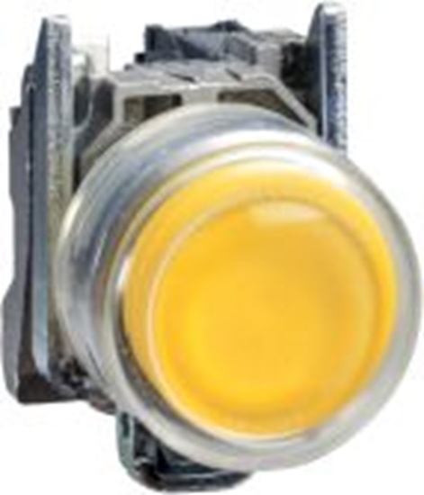 Picture of Schneider Electric Przycisk sterowniczy 22mm żółty z samopowrotem 1Z (XB4BP51)