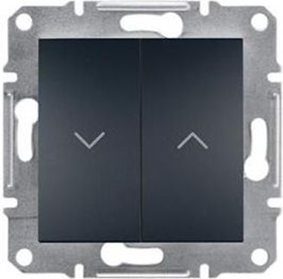 Picture of Schneider Electric Przycisk aluzjowy Asfora zaciski rubowe bez ramki antracyt (EPH1300371)