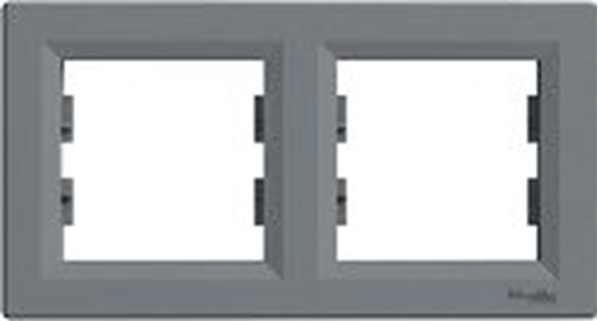 Picture of Schneider Electric Ramka 2-krotna pozioma stal (EPH5800262)