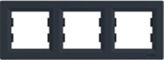 Picture of Schneider Electric Ramka 3-krotna pozioma antracyt (EPH5800371)