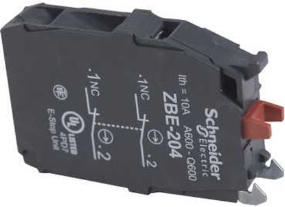 Изображение Schneider Electric Styk pomocniczy 2R monta czoowy (ZBE204)