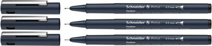 Picture of Schneider Zestaw cienkopisów SCHNEIDER Pictus, 3 szt., czarne, mix gruboci