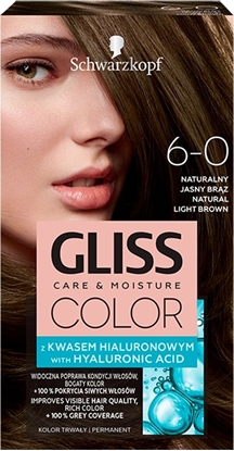 Attēls no Schwarzkopf Gliss Color nr 6-0 naturalny jasny brz
