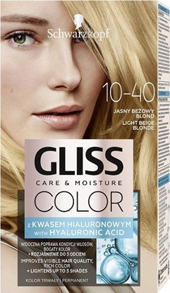 Изображение Schwarzkopf SCHWARZKOPF_Gliss Color krem koloryzujący do włosów 10-40 Jasny Beż