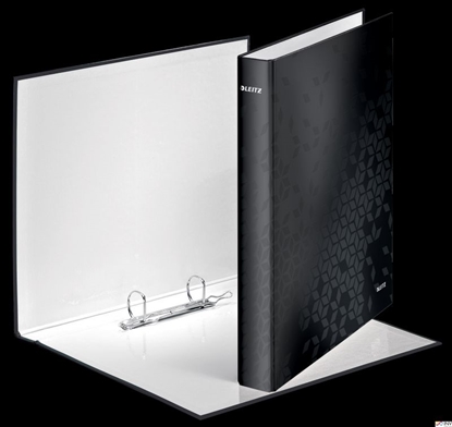 Attēls no Segregator Leitz SEGREGATOR 2-RINGOWY LEITZ WOW A4 40 MM CZARNY