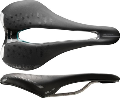 Изображение Selle Italia Siodo SELLE ITALIA SLR BOOST GRAVEL SUPERFLOW S (id match - S3) ti 316 tube 7, fibra-tek, czarne (NEW)