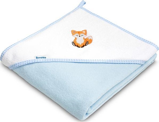 Изображение Sensillo OKRYCIE KPIELOWE FROTTE 100X100 LISEK NIEBIESKI