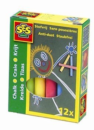 Picture of SES Kreda niepylca kolorowa 12 szt