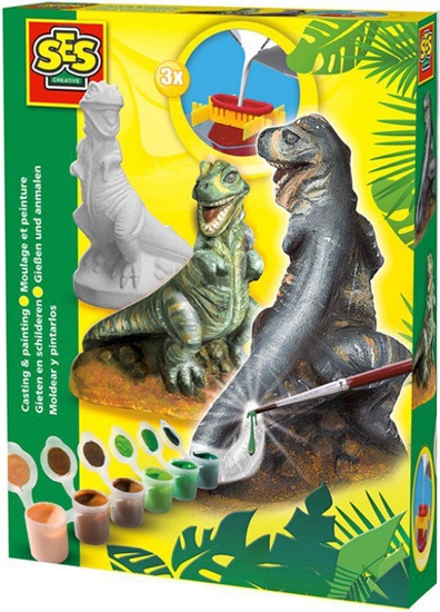 Изображение SES Odlew gipsowy 3D - T-Rex (216309)
