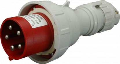 Attēls no SEZ Wtyczka przenona 5P 63A 400V czerwona IP67 (IVGN 6353)